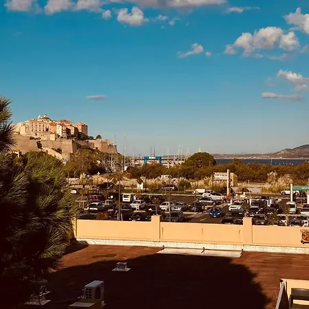 Vue Citadelle Daire Calvi (Corsica)